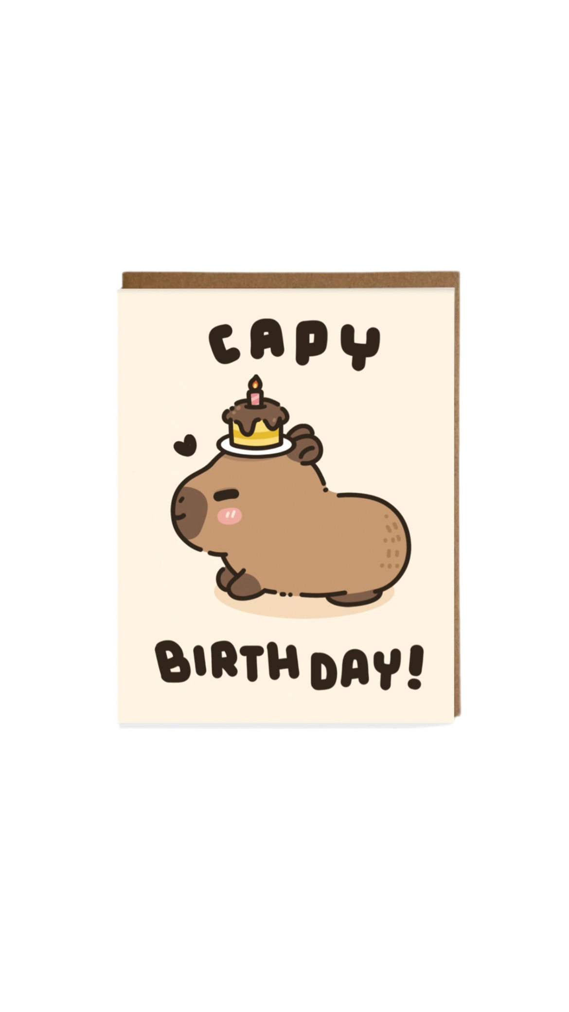 CAPY BIRTHDAY CARDS