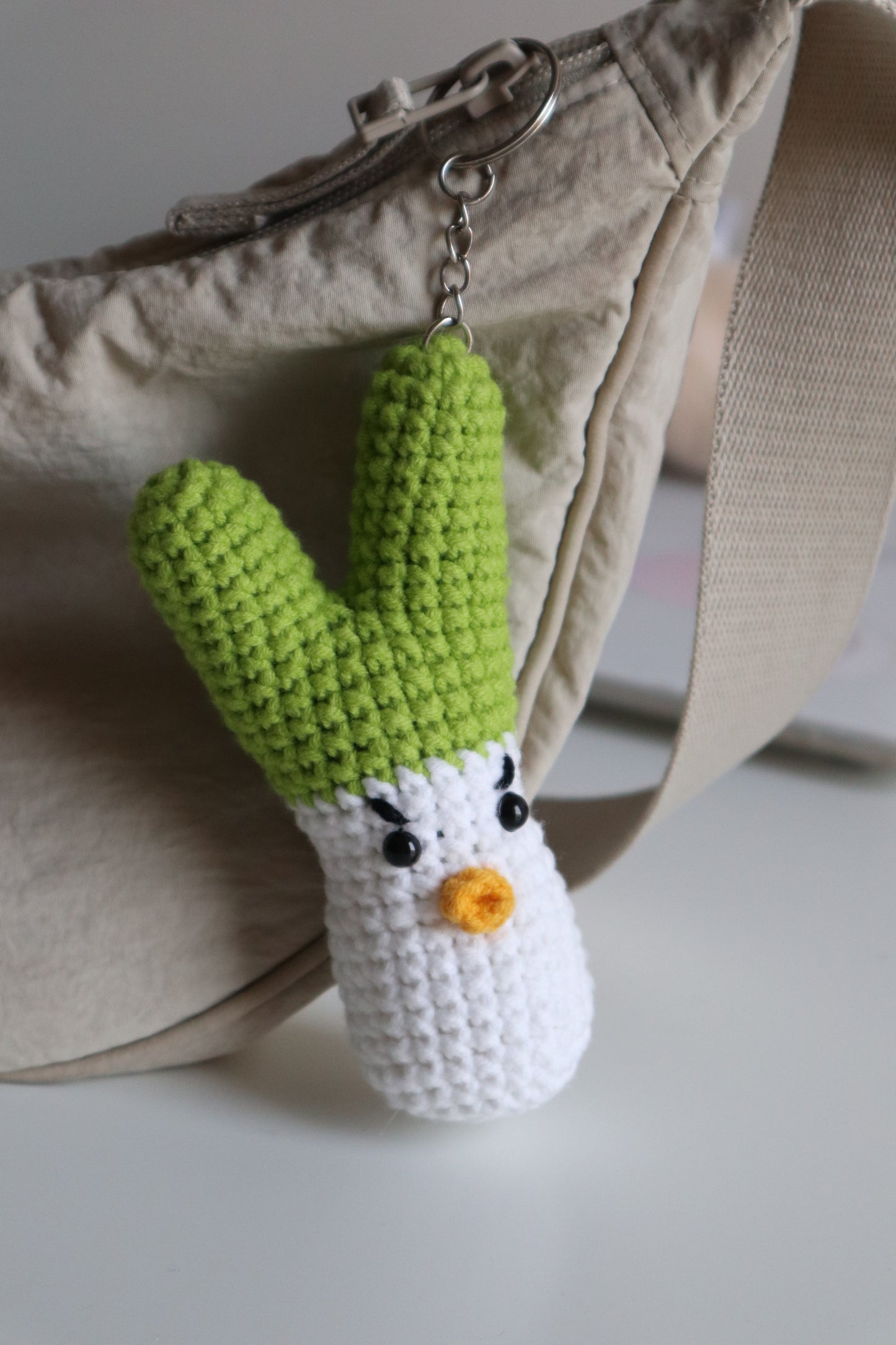 ONION CROCHET KEYCHAINS