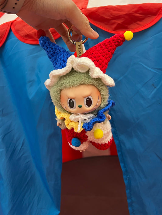 Clown labubu clothes