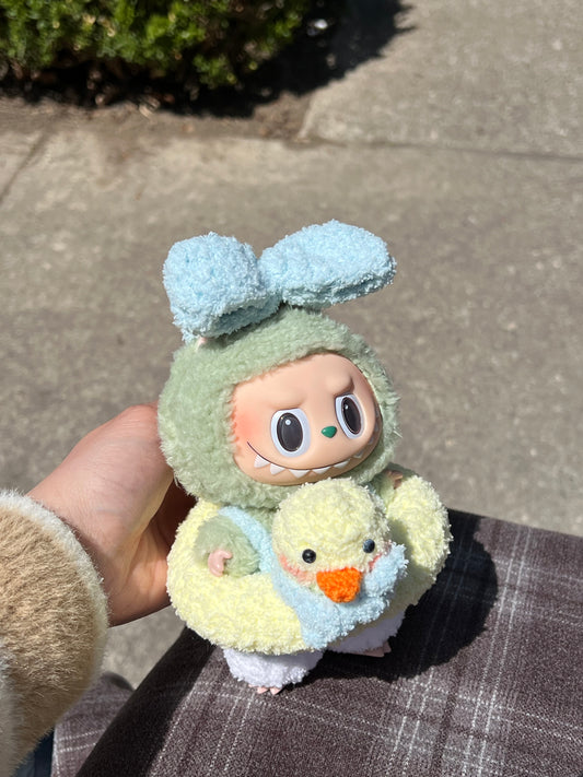 Duck labubu clothes