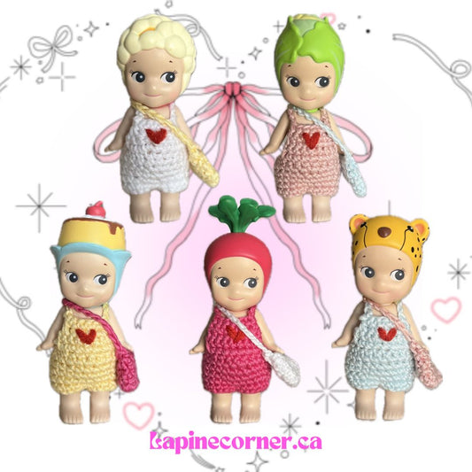 CROCHET FIGURINE OVERALLS