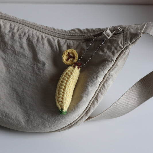BANANA CROCHET KEYCHAINS
